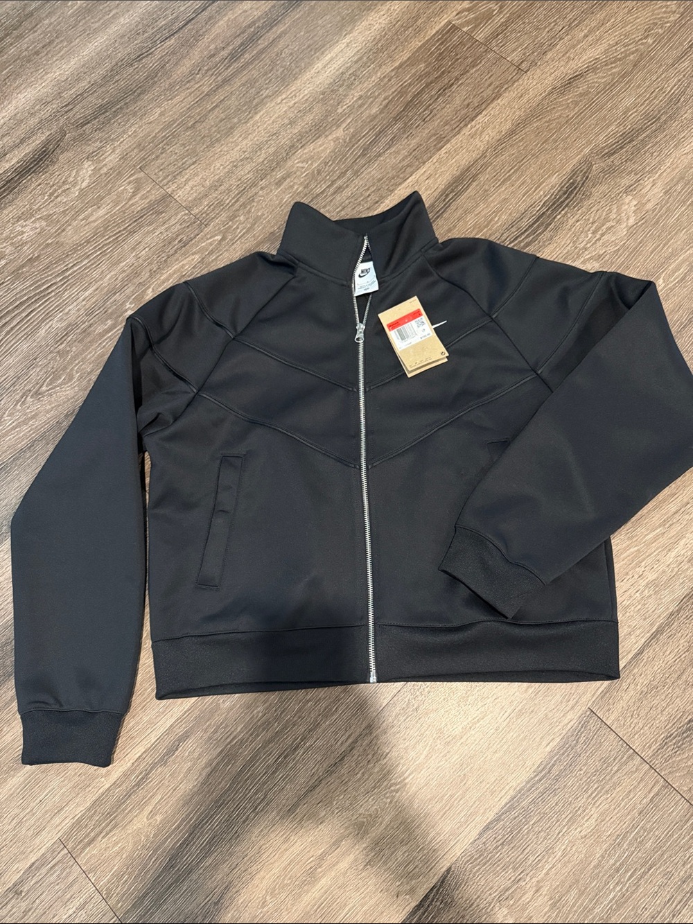 NWT Nike Sportswear Move To Zero Full-Zip Track Jacket Black Women's L